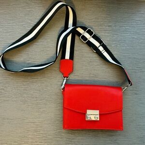 Express: Red small crossbody bag